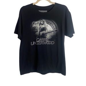 Carrie Underwood Storyteller Tour T-Shirt Band Tee Black Size Medium Country